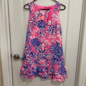 Lilly Pulitzer Marla Romper Pink Tropics. NWT.